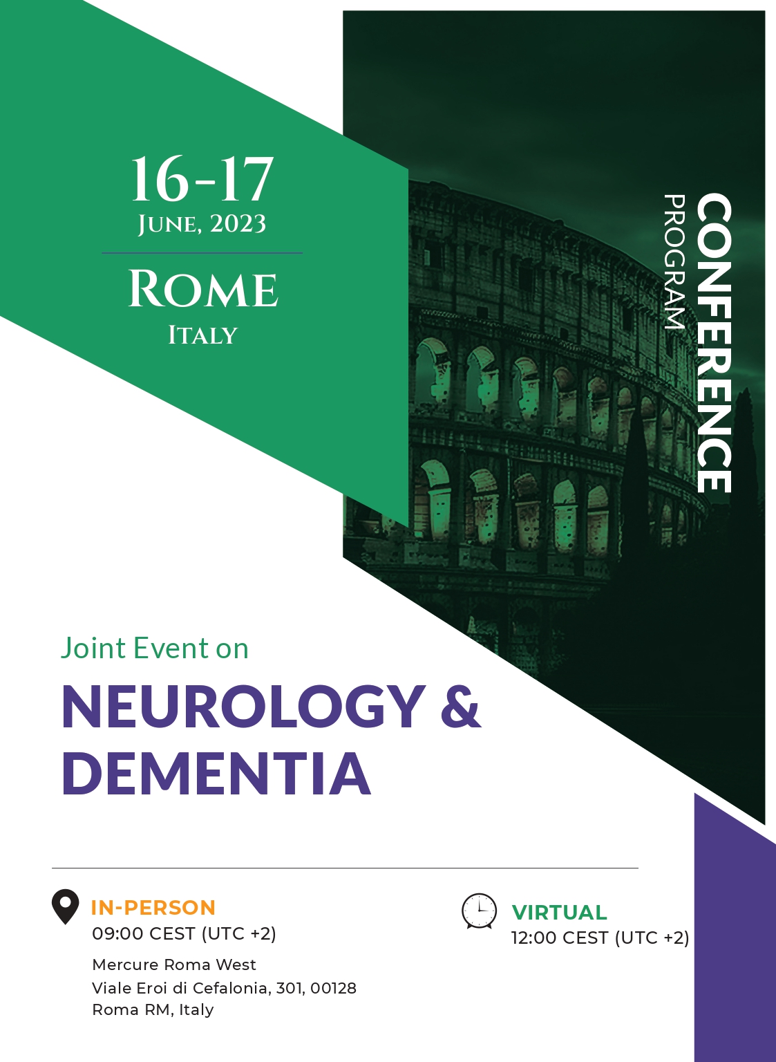 Neurology and Neurological Disorders | Rome, Italy Program