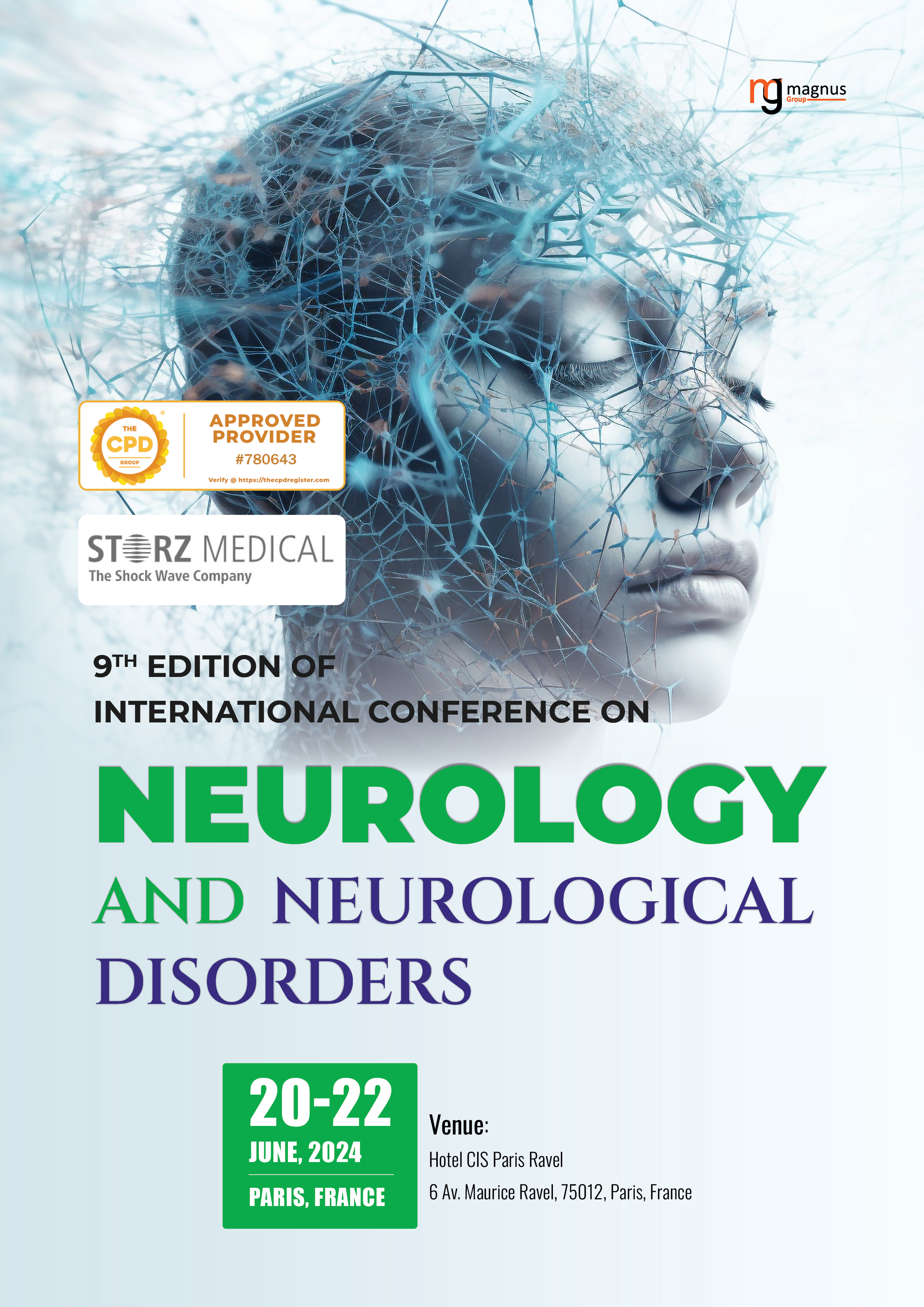 9th Edition of International Conference on Neurology and Neurological Disorders | Paris, France Book